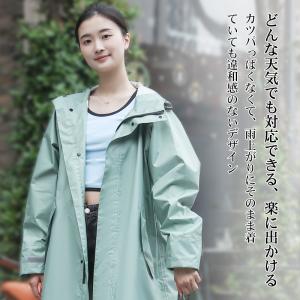 レインコート 自転車 リュック 防水 レディー...の詳細画像3