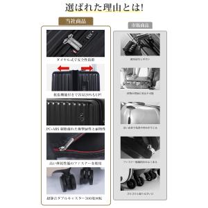 スーツケース 機内持ち込み sサイズ 拡張 t...の詳細画像5