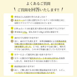 日傘 折りたたみ 完全遮光【わずか118g!東...の詳細画像4