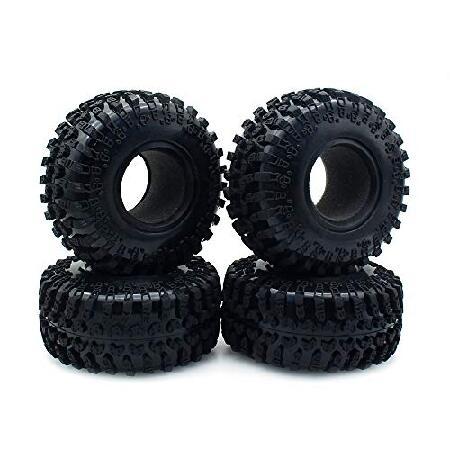 INJORA RC Tires 2.2inch RC Rubber Tyre Set 4pcs fo...