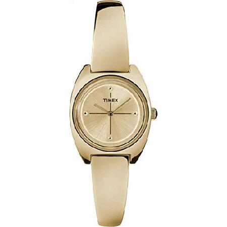 Timex Milano Gold Dial Stainless Steel Semi-Bangle...