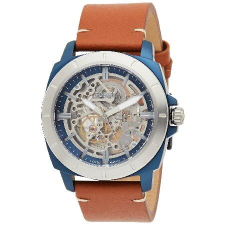 Fossil Automatic Leather Men Watch BQ2427, brown, ...