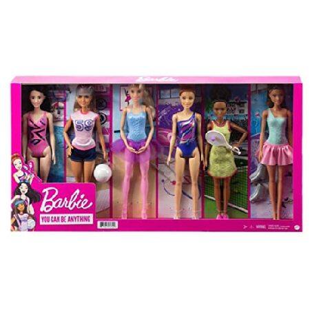 Barbie You Can Be Anything 6 Doll Sports Career Co...