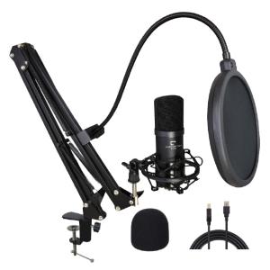 CUSTOMTRY PRO コンデンサーマイクセット CUSTOM TRY PRO USBコンデンサーマイク オールインワンセット