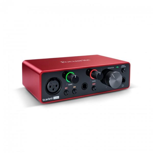 Focusrite（フォーカスライト）オーディオインターフェイス Scarlett Solo 3rd...