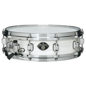 TAMA Starclassic スネアドラム 14×5.5 メイプルシェル ホワイト ラメ 名機 タマ (0220340013) スタークラシック タマ メイプル スネアドラム単品 14