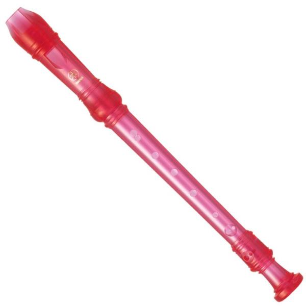 ヤマハ YRS-20GP スケルトンソプラノリコーダー ジャーマン式 ピンク YAMAHA