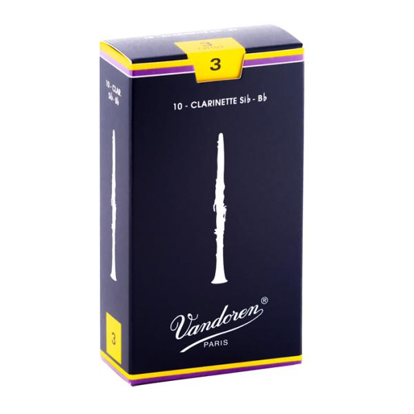 バンドーレン CR103 B♭クラリネット用リード トラディショナル3（10枚入）Vandoren