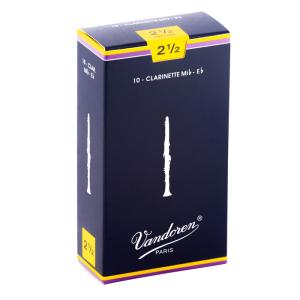 vandoren CR1035 B♭ クラリネット リード 3.5 トラディショナル 青箱