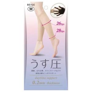 うす圧 極薄着圧サポーター（ベージュ） M AP-430001 アルファックス 着圧ソックス・タイツ メール便 送料無料
