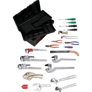 【送料無料】スーパー　プロ用配管工具セット（スタンダードタイプ）　H4000S｜shirasagi-hh-tools