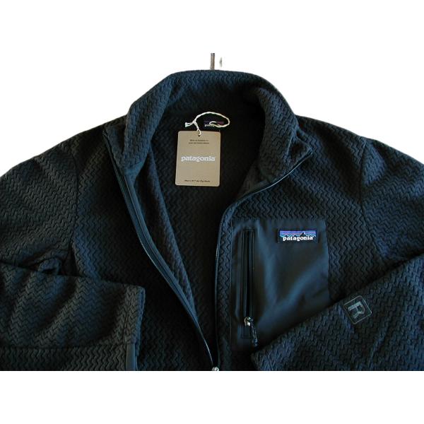 【未使用S】パタゴニア Ｍ’s R1エア・ジップネック ■ patagonia ■ Black (B...