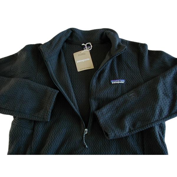 【未使用M】パタゴニア W’s R1エア・ジップネック ■ patagonia ■ Black (B...