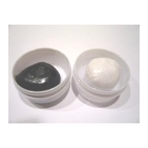 シャイニーグルー・ジェット　日本製のエポキシ樹脂粘土。グルーデコに最適。硬化剤が硬めです｜shirikongluejewel