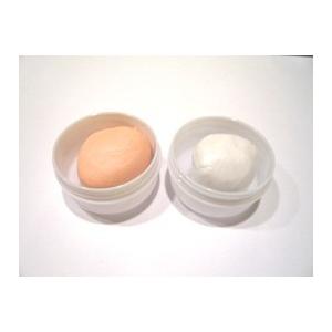 シャイニーグルー・ライトピーチ　日本製のエポキシ樹脂粘土。グルーデコに最適。硬化剤が硬めです｜shirikongluejewel