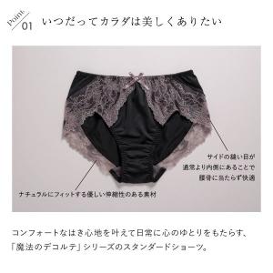 ショーツ スタンダード 魔法のデコルテブラジャ...の詳細画像3