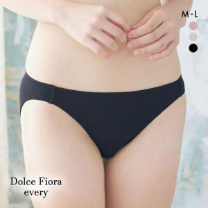 ドルチェフィオラエブリー Dolce Fiora every モダンプリンセス ビキニショーツ M L リラックス 敏感肌 シルクタッチ リブ 単品｜shirohato