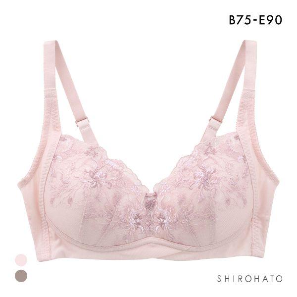 キレイ工房 脇肉すっきり ストレッチフルカップブラ ノンワイヤー BCDE 75-90 脇高 リフト...