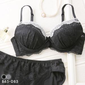 ブラジャー ショーツセット ソニアブラック ライラ ブラセット BCD 大きいサイズ アンダー大きいサイズ グラマー SONIA BLACK レディース