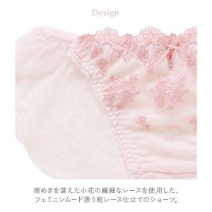 ナルエー ランジェリー エミリー ショーツ 総...の詳細画像5