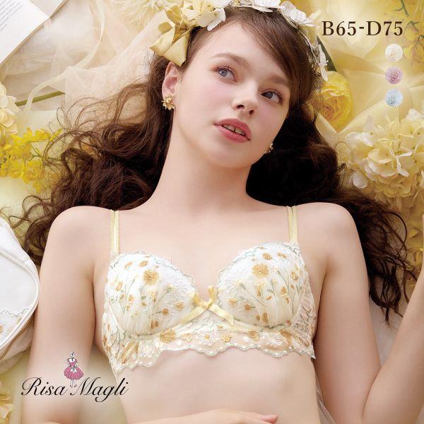 ブラジャー リサマリ ミリ 3/4カップ BCD 谷間ブラ Risa Magli