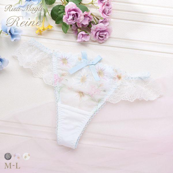 リサマリ レーヌ アンネリー ショーツ Tバック タンガ ソング バックレース 単品 Risa Ma...