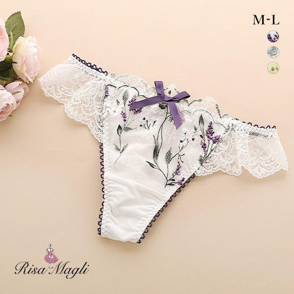 リサマリ Risa Magli アンジュ Tバック ショーツ タンガ ソング バックレース 単品
