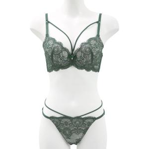 ブラジャー ショーツセット オールレース ヌー...の詳細画像3