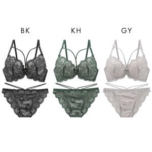 ブラジャー ショーツセット オールレース ヌー...の詳細画像5
