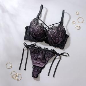 ブラジャー スパークス ノワールローズ Tバッ...の詳細画像2