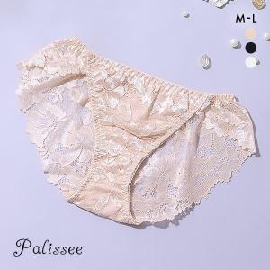 パリーゼ Palissee Mia Lingerie レースアップ ショーツ スタンダード 総レース 単品｜shirohato