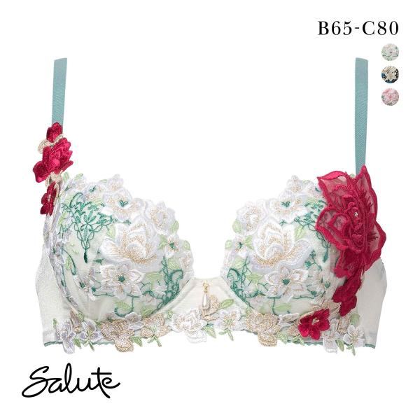 ワコール サルート 16グループ 16G P-UP ブラジャー プッシュアップ BC 谷間 Waco...