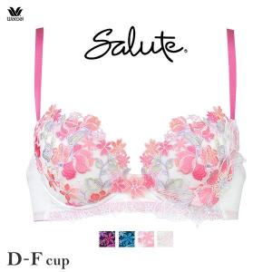 ブラジャー 大きいサイズ ワコール Salute サルート 新作 33 G 2020 セール 脇肉 谷間 プッシュアップ P-UP BTJ433 D E F Wacoal 20AW 33G