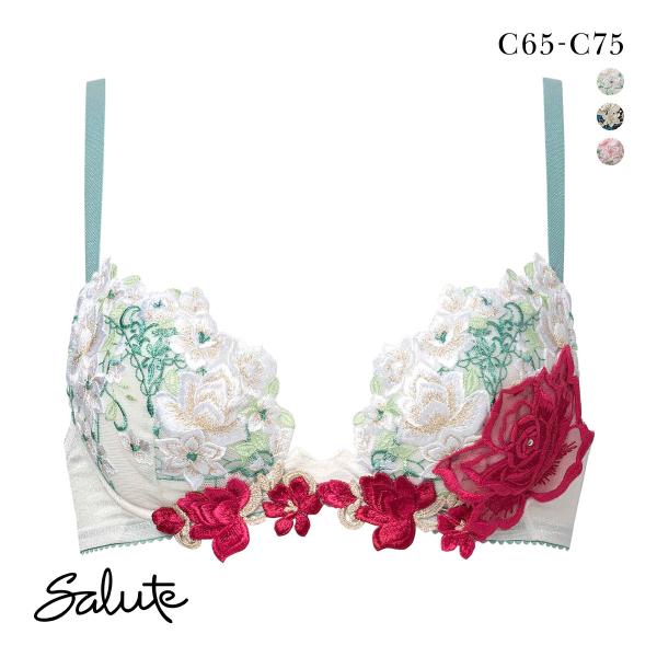 ブラジャー ワコール サルート 16グループ 16G フロントエックスプラス C 谷間 Wacoal...