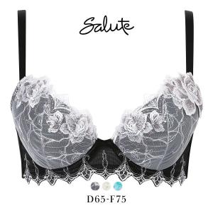 ワコール サルート 37グループ 37G リアルアップブラ ブラジャー DEF 谷間 脇高 Wacoal Salute BTJ737 Real Up Bra 26SSブルーム