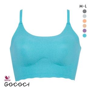 ワコール Wacoal ゴコチ GOCOCi CGG210 ラクに美胸キープ シームレス ノンワイヤーブラ ベンベルグ フラット ML 単品