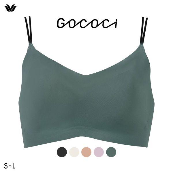 ワコール ゴコチ CGG233 ハーフトップ ノンワイヤー ブラジャー SML ブラレット ワイヤレ...