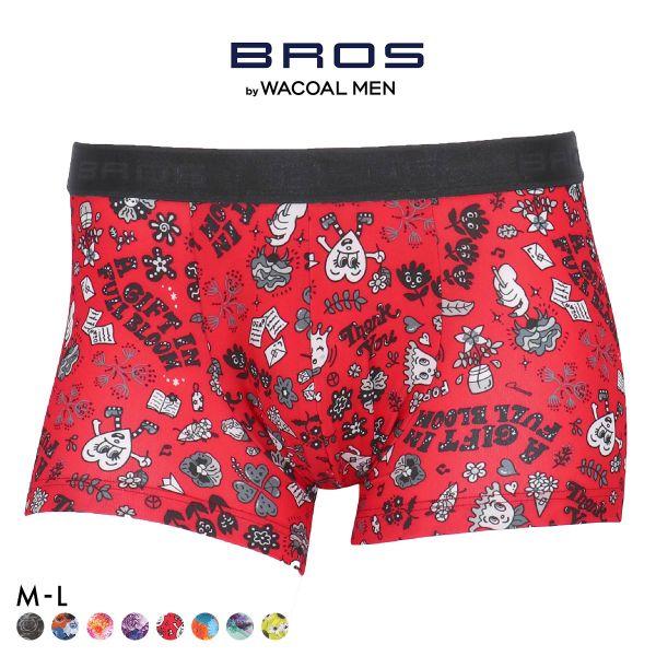 ブロス バイ ワコールメン ハナコトバパンツ 花柄 ボクサーパンツ ML GT3221 メンズ 前閉...