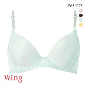 ワコール ウイング 夏のうすかるブラ ブラジャー 3/4カップ EF 夏ブラ 汗のベタつきを軽減 Wacoal Wing｜shirohato