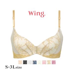 ワコール Wacoal ウイング Wing MB4013 カラダの動きにシンクロする シンクロブラ ブラジャー ノンワイヤー ワイヤレス単品 S M L LL 3L