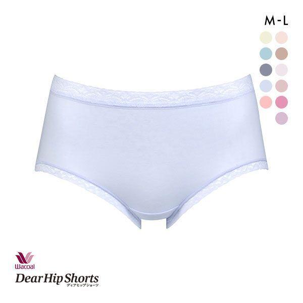 ワコール Wacoal ディアヒップショーツ DearHip Shorts 綿混 はきこみ丈ふつう ...