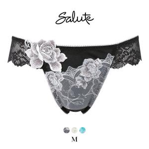 ワコール サルート 37グループ 37G Tバックショーツ M ブラジリアン バックレース Wacoal Salute PTJ237 26SSブルーム