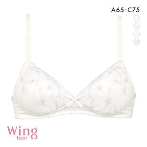 ワコール Wacoal ウイング Wing teen STEP3 ノンワイヤーブラジャー ABC ジュニア ティーン 女の子 単品｜shirohato