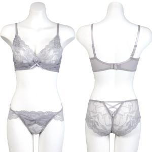 ブラジャー ショーツセット ココランジェ ブル...の詳細画像3