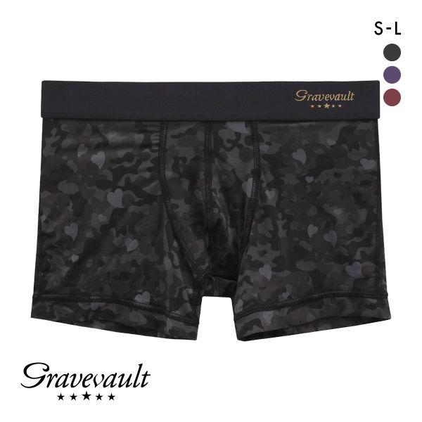 グレイブボールトGravevault Love camouflage ボクサーパンツ ショート メン...