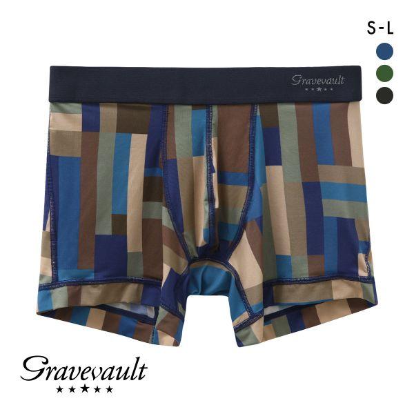 グレイブボールト Gravevault Modern Camou ショートボクサーパンツ メンズ 前...