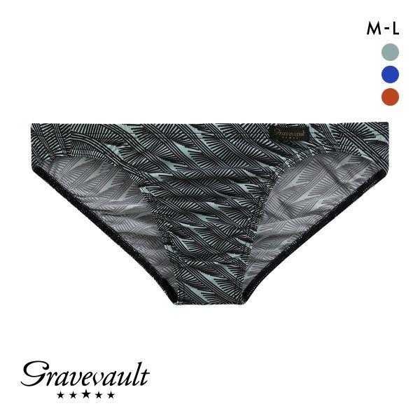 グレイブボールト Gravevault DOMINO フルバック ビキニ ブリーフ メンズ 前とじ ...