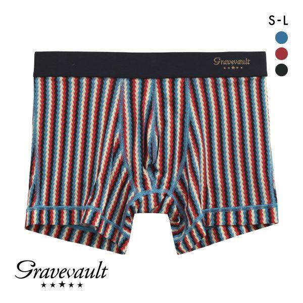 グレイブボールト Gravevault FOREST ショートボクサーパンツ SML メンズ 前閉じ...