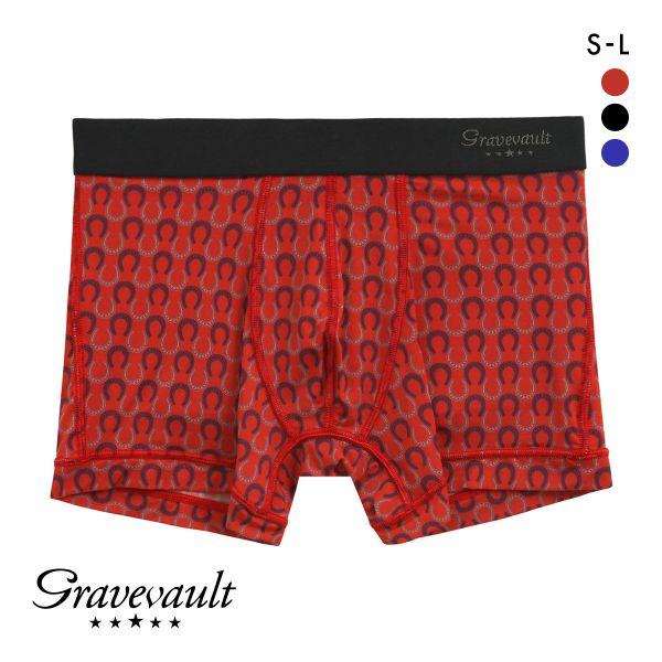 グレイブボールト Gravevault BATEI ショートボクサーパンツ SML メンズ 前閉じ
