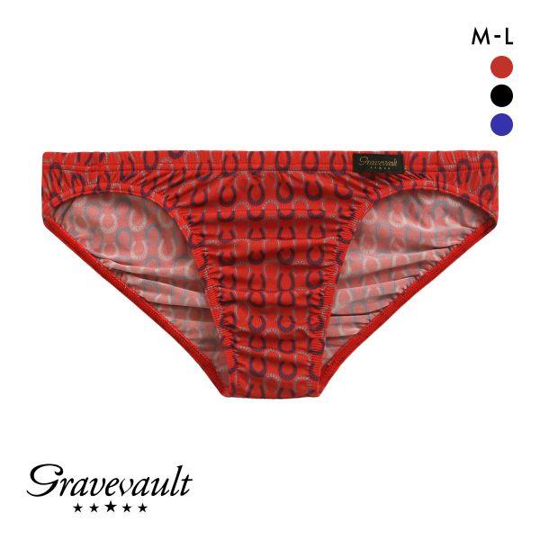 グレイブボールト Gravevault BATEI ビキニ ブリーフ ML フルバック メンズ 前閉...